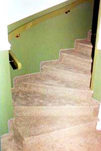 Treppe mit Teppich auslegen Raumausstattung Ungar